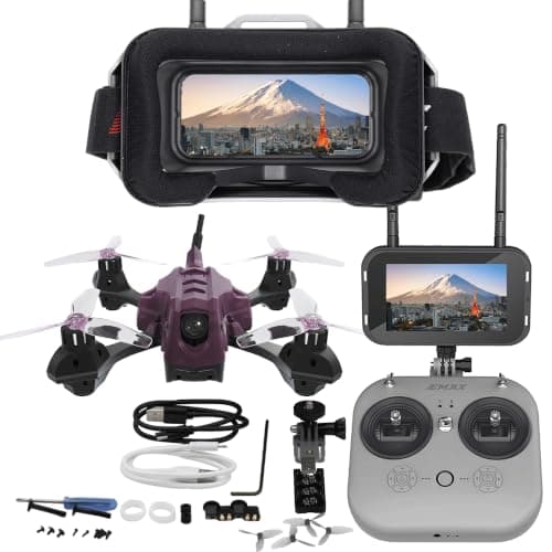 Kit EMAX Tinyhawk Lite Adventure RTF, drone FPV com rádio e óculos inclusos
