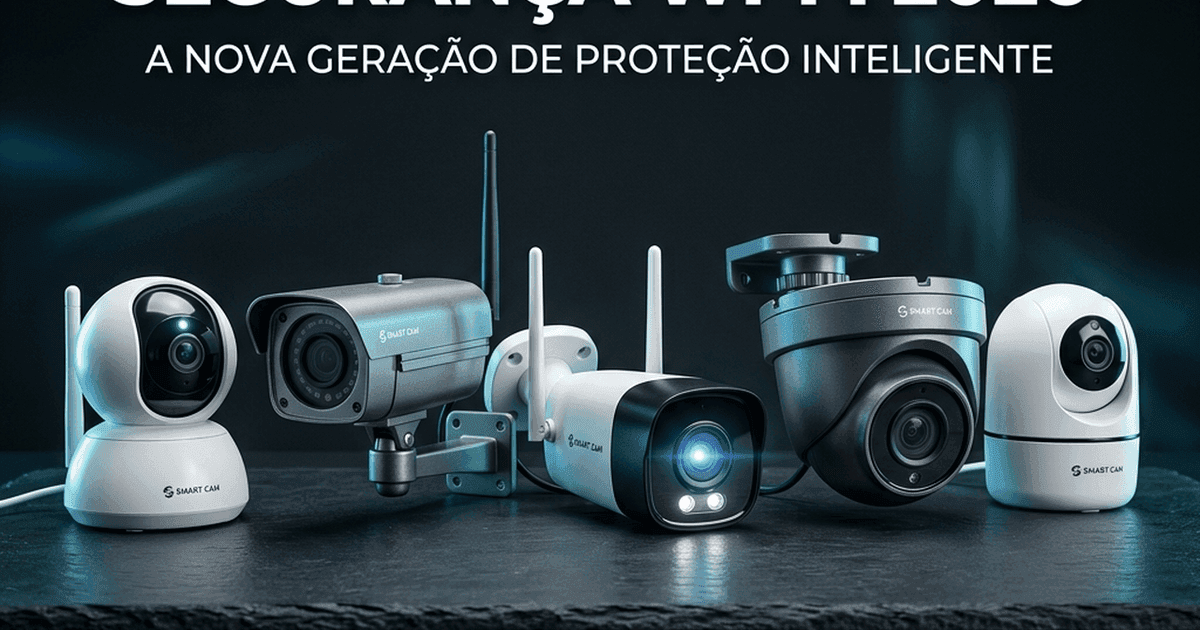 5 câmeras de segurança Wi-Fi comparadas pela equipe Buskando em 2026 — foco na visão noturna real