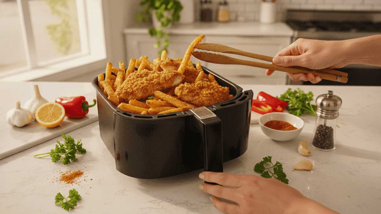 Como usar a air fryer: guia completo com tabela de tempos e temperaturas