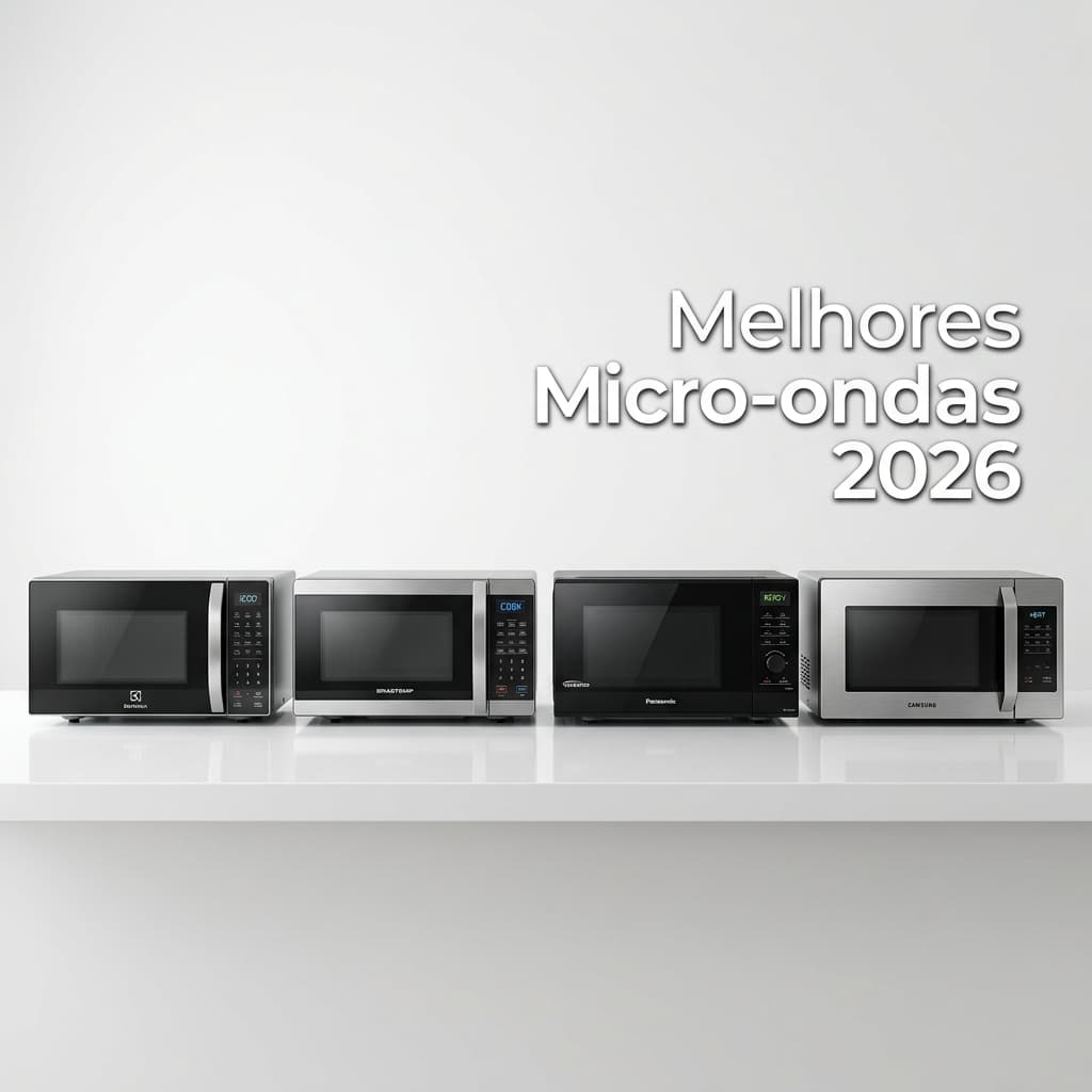 Melhores micro-ondas 2026 — Panasonic, Electrolux, Brastemp e Samsung comparados