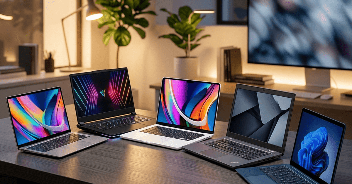 Notebooks comparados em 2026: Acer Aspire 5, Lenovo IdeaPad 3i, Dell Inspiron, Samsung Galaxy Book4 lado a lado