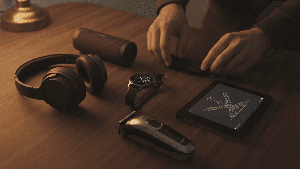 Presentes premium de tecnologia para o Dia dos Pais 2026: smartwatch, fone com cancelamento de ruído, caixa de som, soundbar e mais