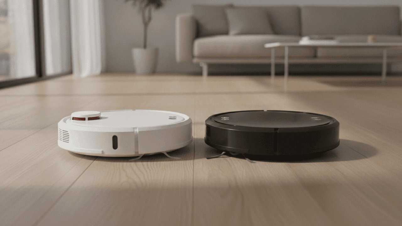 Roborock S8 e Dreame L10s Prime comparados lado a lado pela equipe Buskando em 2026