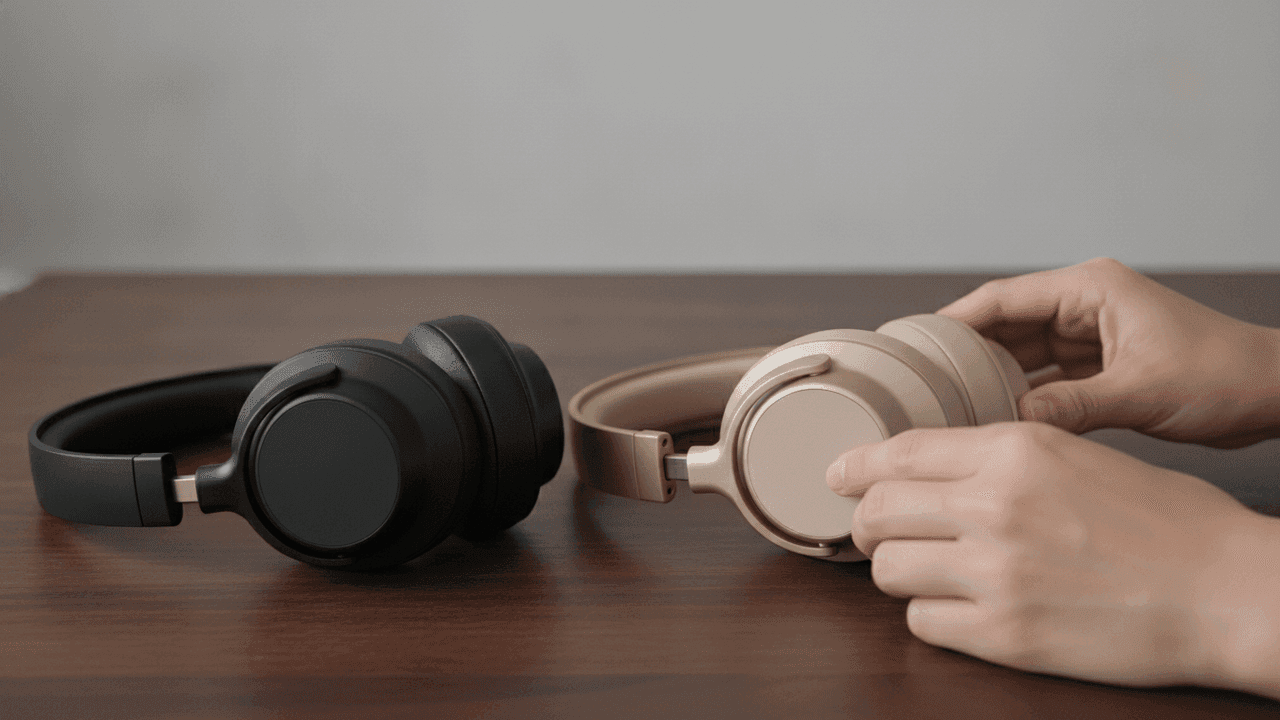 Sony WH-1000XM5 e Bose QuietComfort Ultra comparados lado a lado pela equipe Buskando em 2026