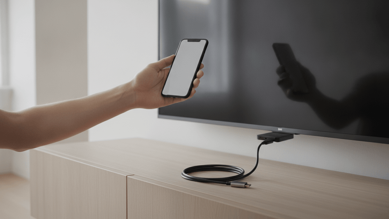 Como Espelhar o Celular na TV: Guia Completo 2026 (Android, iPhone e TV que NÃO é Smart)