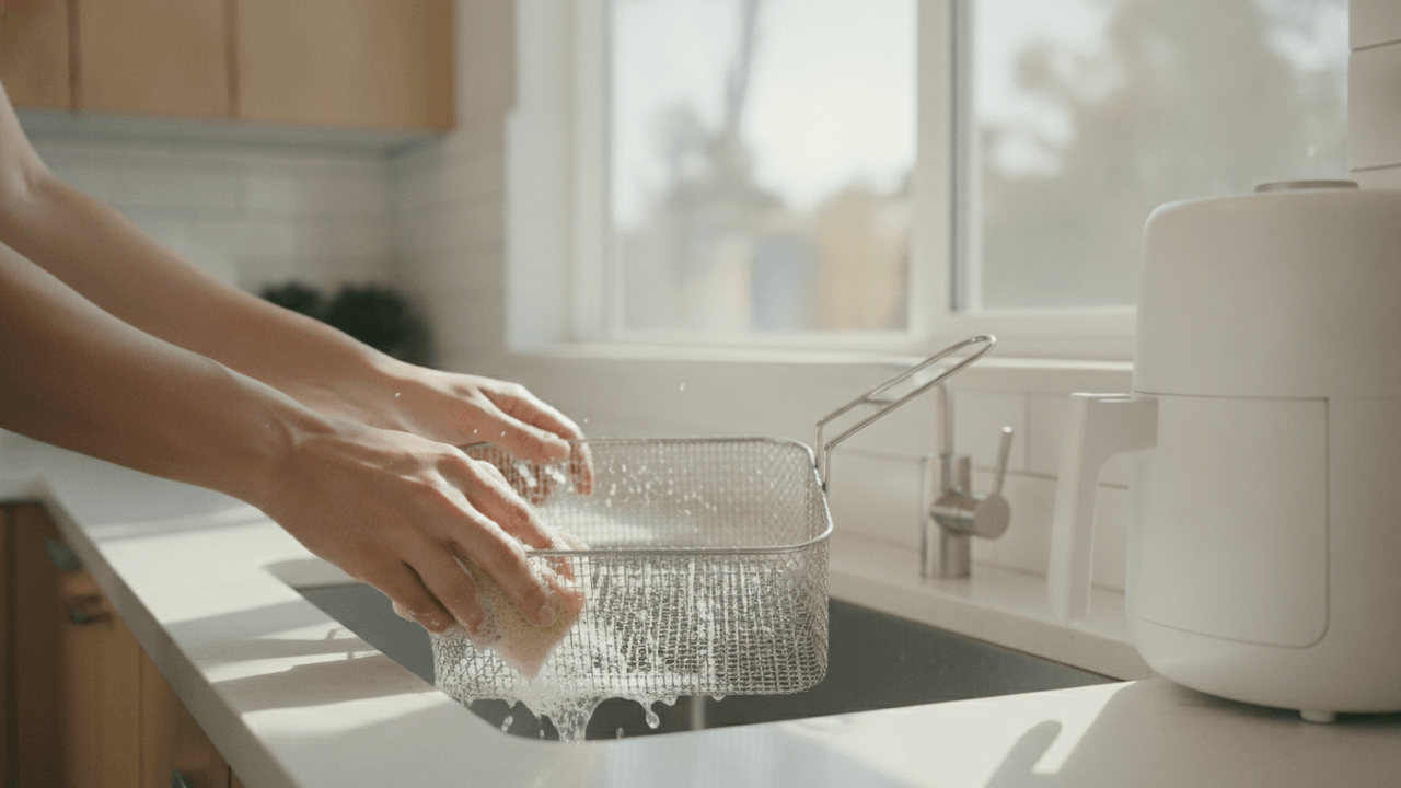Como Limpar Air Fryer Por Dentro: Passo a Passo (e a Resistência que Todos Esquecem)