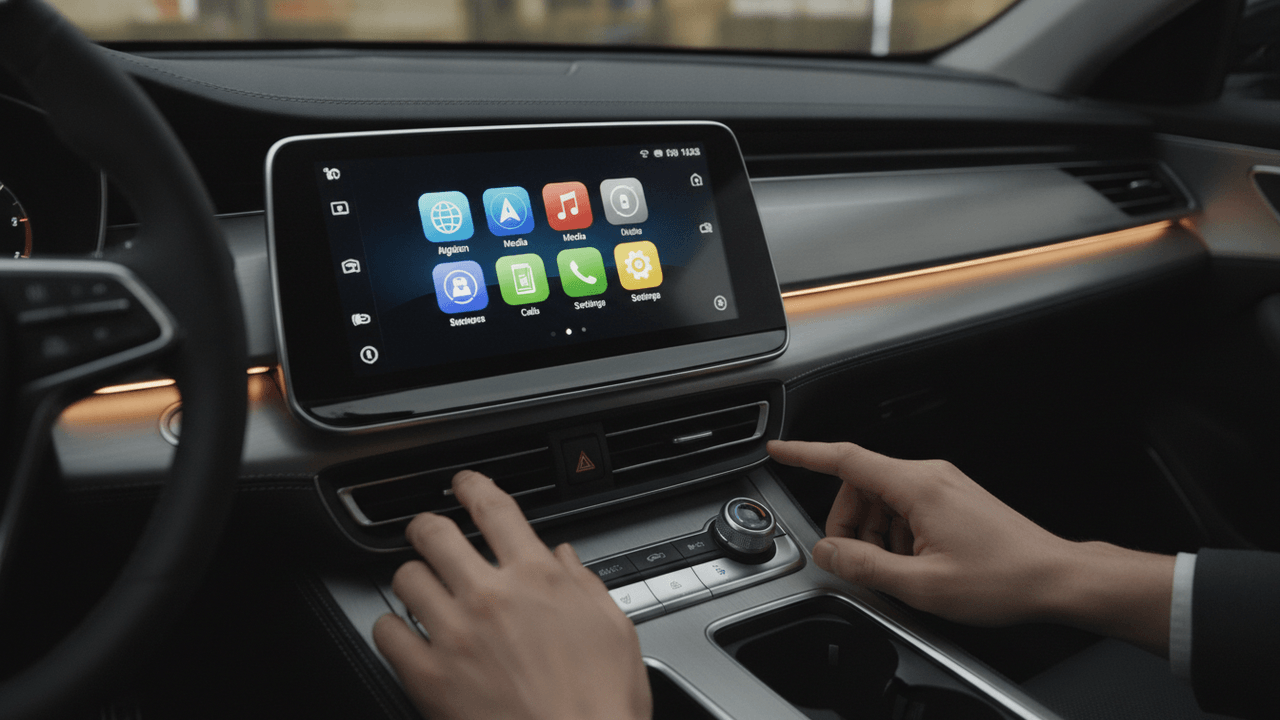 Central Multimídia 2026: 7 com CarPlay e Android Auto