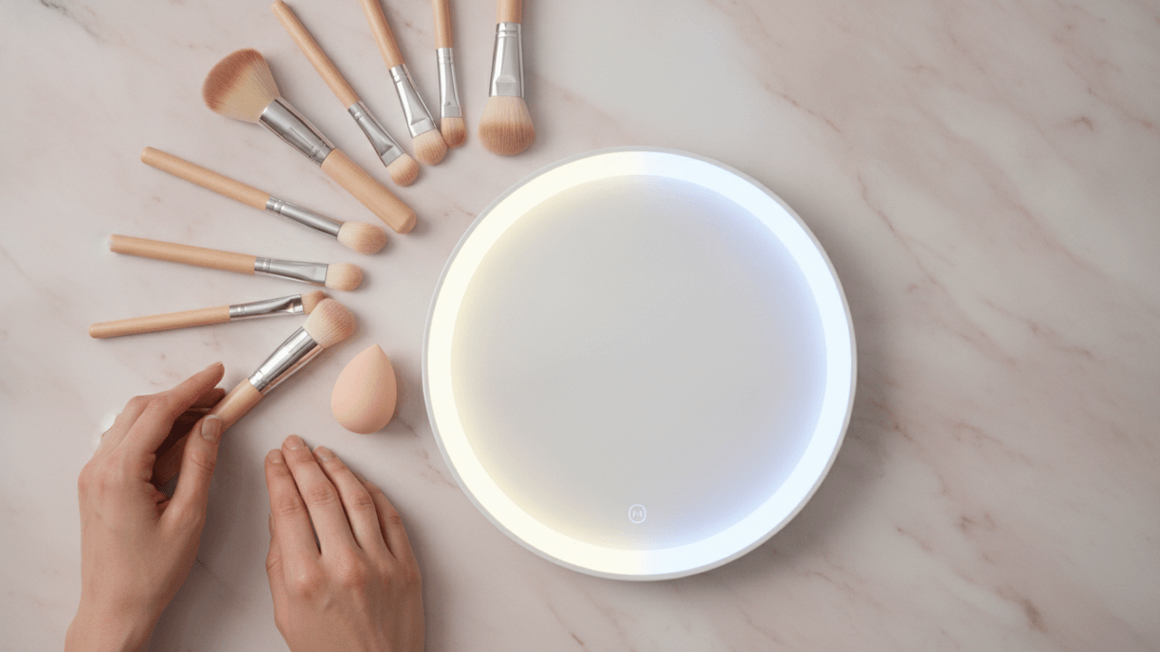 Kits de Maquiagem e Pincéis: Os 8 Melhores de 2026 (Espelho LED)